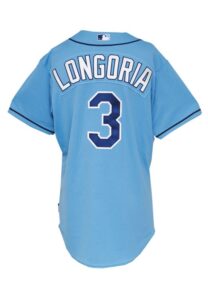 6/9/2013 Evan Longoria Tampa Bay Rays Game-Used Home Jersey