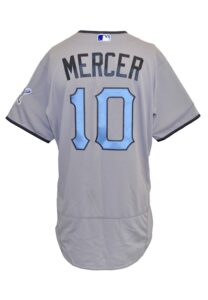 6/9/2016 Jordy Mercer Pittsburgh Pirates Game-Used Father’s Day Road Jersey