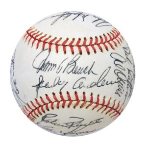 7/13/1976 National League Autographed All-Star Baseball