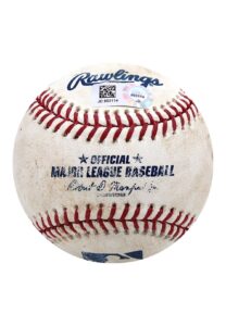 7/14/2019 Christian Yelich Milwaukee Brewers Game-Used Home Run Baseball