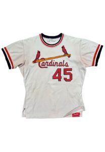 7/17/1972 Bob Gibson St. Louis Cardinals Game-Used & Autographed Jersey