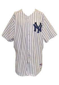 7/22/14 Dellin Betances New York Yankees Game-Used & Autographed Home Jersey