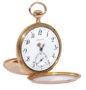 7/23/1911 Record Setting Time Presentational Olympic Club Gold Pocket Watch