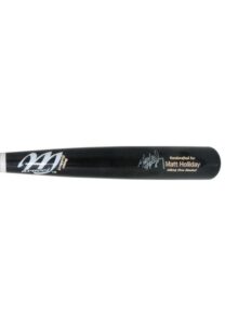 7/27/2007 Matt Holliday Autographed Professional Model Bat