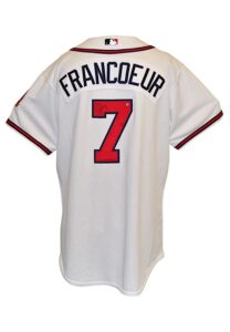 7/3/2006 Jeff Francoeur Atlanta Braves Game-Used Home Jersey