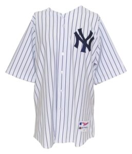 7/4/2010 Joba Chamberlain NY Yankees Game-Used Home Jersey