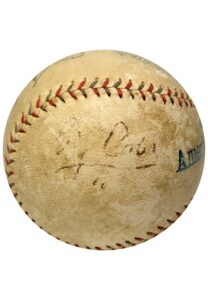 7/4/25 Ty Cobb Single-Signed OAL Baseball