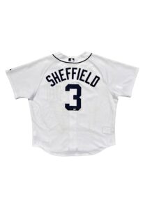 7/5/2007 Gary Sheffield Detroit Tigers Game-Used & Signed Career Home Run #475 Jersey