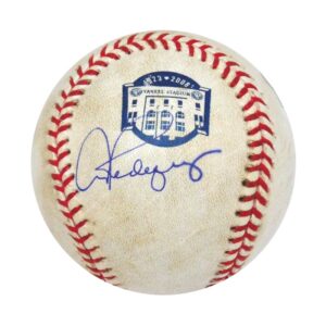 7/6/2008 Alex Rodriguez NY Yankees Game-Used & Autographed Baseball from Yankee Stadium