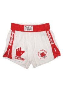 7/7/1980 Larry Holmes Fight Worn Trunks vs. Scott LeDoux