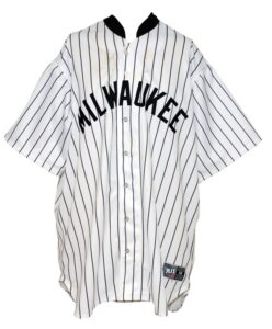 7/7/2008 Prince Fielder Milwaukee Brewers Negro League Game-Used & Autographed Uniform