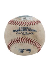 7/7/2017 Troy Tulowitzki Toronto Blue Jays Game-Used Home Run Baseball