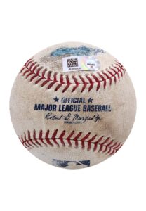 7/7/2017 Troy Tulowitzki Toronto Blue Jays Game-Used Home Run Baseball