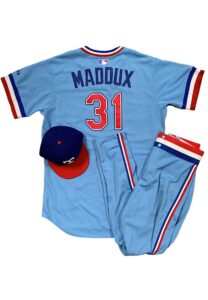 7/8/2015 Mike Maddux Texas Rangers Coach-Worn TBTC Full Uniform