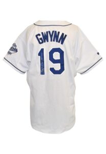 8/14/1999 Tony Gwynn San Diego Padres Multi-HR Game-Used & Autographed Home Jersey