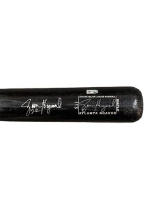 8/16/2013 Jason Heyward Atlanta Braves Game-Used & Autographed Bat