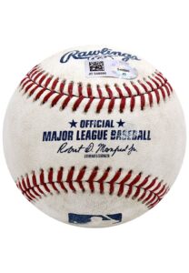 8/18/2018 Albert Pujols LA Angels HR #633 Game-Used Baseball