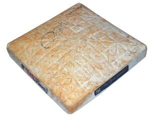 8/19/07 Chien-Ming Wang Autographed Game-Used Base from Yankee Stadium