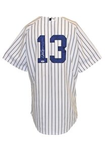 8/19/2015 Alex Rodriguez New York Yankees Game-Used & Autographed Pinstripe Home Jersey