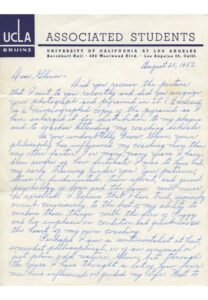 8/21/1952 John Wooden ALS on UCLA Stationary