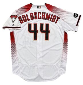 8/22/2016 Paul Goldschmidt Arizona Diamondbacks Game-Used “Walk Off” Home Run Jersey