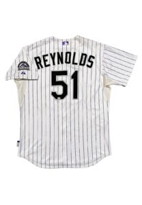 8/23/2011 Matt Reynolds Colorado Rockies Game-Used Jersey