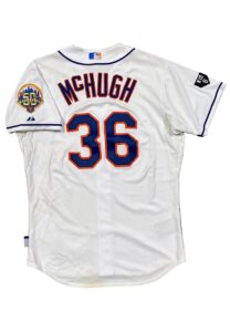 8/23/2012 Collin McHugh NY Mets MLB Debut Game-Used Home Jersey