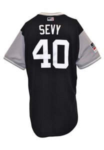 8/25/2017 Luis “Sevy” Severino New York Yankees Players Weekend Bench-Worn Home Jersey