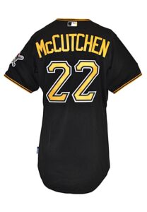 8/26/2015 Andrew McCutchen Pittsburgh Pirates Game-Used Alternate Jersey