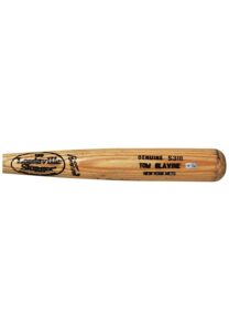 8/5/2007 Tom Glavine New York Mets Game-Used & Autographed Bat