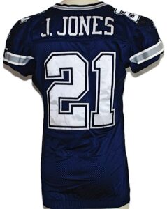 9/10/2006 Julius Jones Dallas Cowboys Game-Used Road Jersey