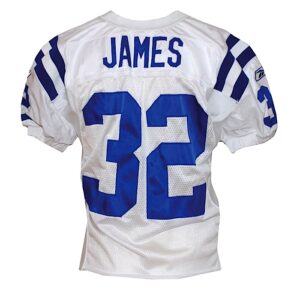 9/11/2005 Edgerrin James Indianapolis Colts Game-Used Road Jersey