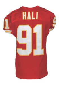 9/11/2011 Tamba Hali KC Chiefs Game-Used Home Jersey