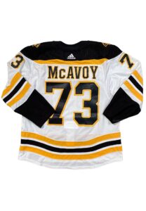 9/15/2018 Charlie McAvoy Boston Bruins Game-Used China Games Jersey