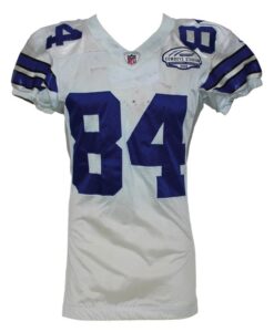 9/20/2009 Patrick Crayton Dallas Cowboys vs. Giants Game-Used Home Jersey with Inaugural Season Patch