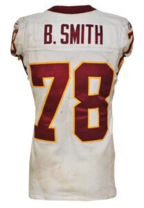 9/21/2003 Bruce Smith Washington Redskins Game-Used Home Uniform