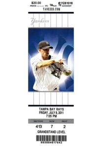 9/22/2011 New York Yankees Ticket From Dellin Betances’ MLB Debut