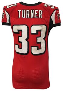 9/23/2012 Michael Turner Atlanta Falcons Game-Used Jersey