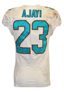 9/25/2016 Jay Ajayi Miami Dolphins Game-Used Home Jersey