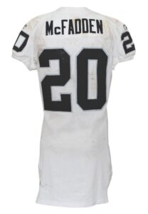 9/26/2010 Darren McFadden Oakland Raiders Game-Used Road Jersey