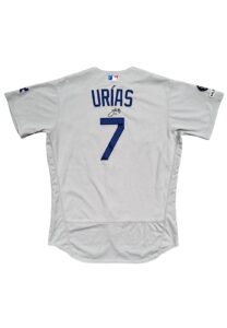 9/26/2019 Julio Urias LA Dodgers Game-Used Jersey