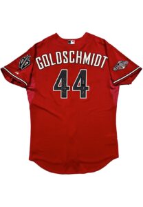 9/28/2011 Paul Goldschmidt Arizona Diamondbacks Rookie Game-Used & Signed Jersey