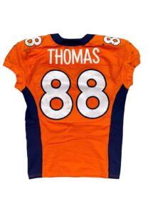 9/29/2013 Demaryius Thomas Denver Broncos Game-Used Home Jersey