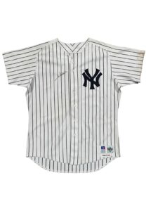 9/4/1993 Jim Abbott NY Yankees ‘No-Hitter’ Game-Used & Autographed Jersey