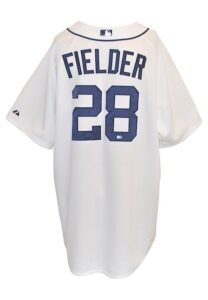 9/4/2012 Prince Fielder Detroit Tigers Game-Used Home Jersey