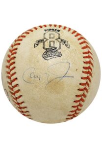 9/6/1995 Baltimore Orioles “Record Breaking” Game-Used Baseball Autographed & Inscribed “2131” By Cal Ripken Jr.