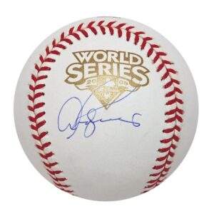 A-Rod Early Career Baseball & 2009 A-Rod Auto’d World Series Baseball