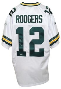 Aaron Rodgers Green Bay Packers Autographed Jersey With Original Presentation Box