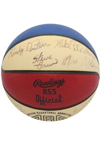 ABA Stars Multi-Signed Basketball