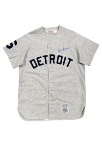 Al Kaline Detroit Tigers Signed Cooperstown Collection Road Jersey